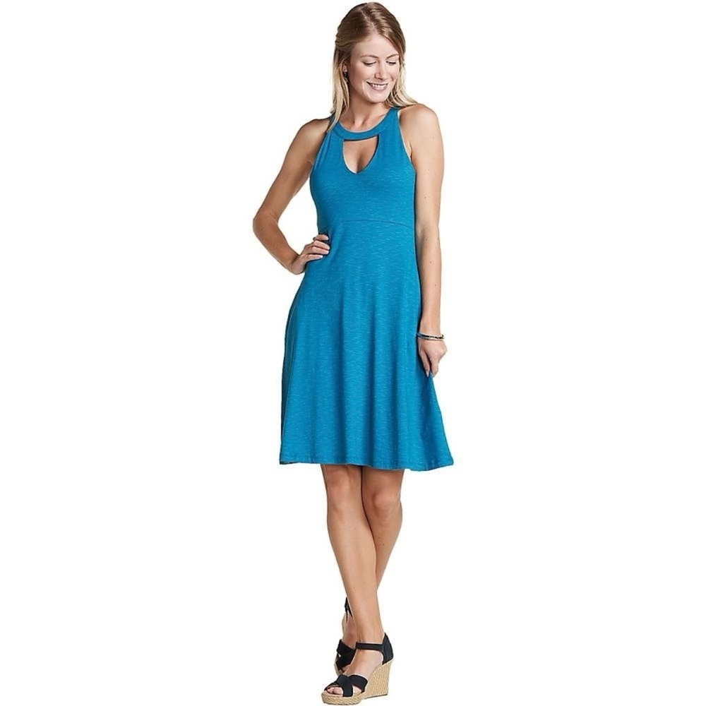 Toad&Co Organic Cotton Avalon Dress- Deepwater Travel Outdoors Athleisure‎